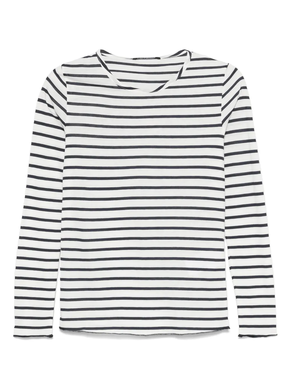 Luisa Cerano playera con motivo de rayas | blanco | Image 1