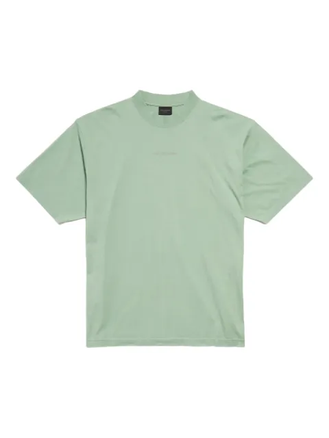 Balenciaga logo-embroidered cotton T-shirt