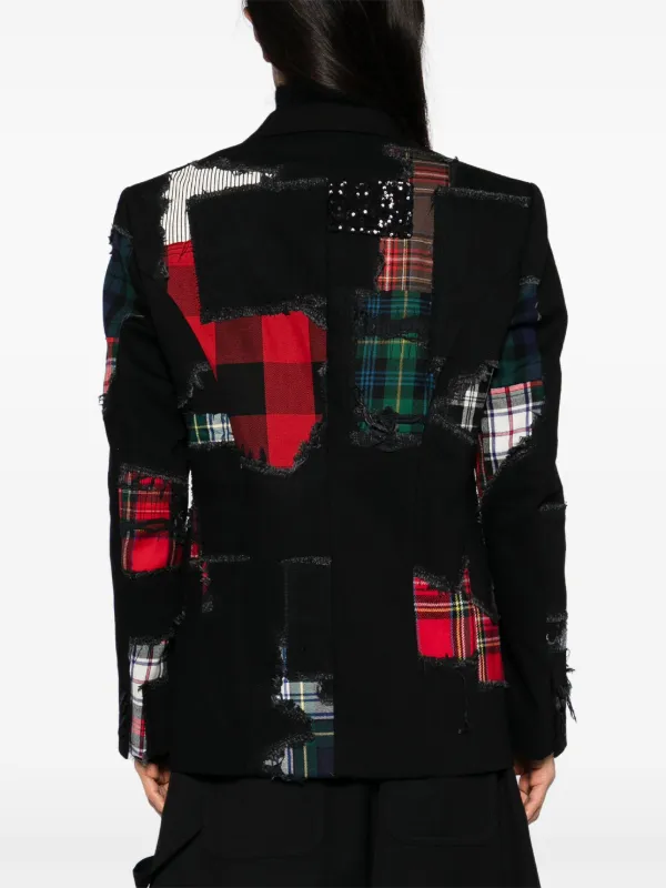 【関税込み】junya watanabe PATCHWORK BLAZER JUNYA WATANABE | DENIM FABRIC PATCHWORK BLAZER