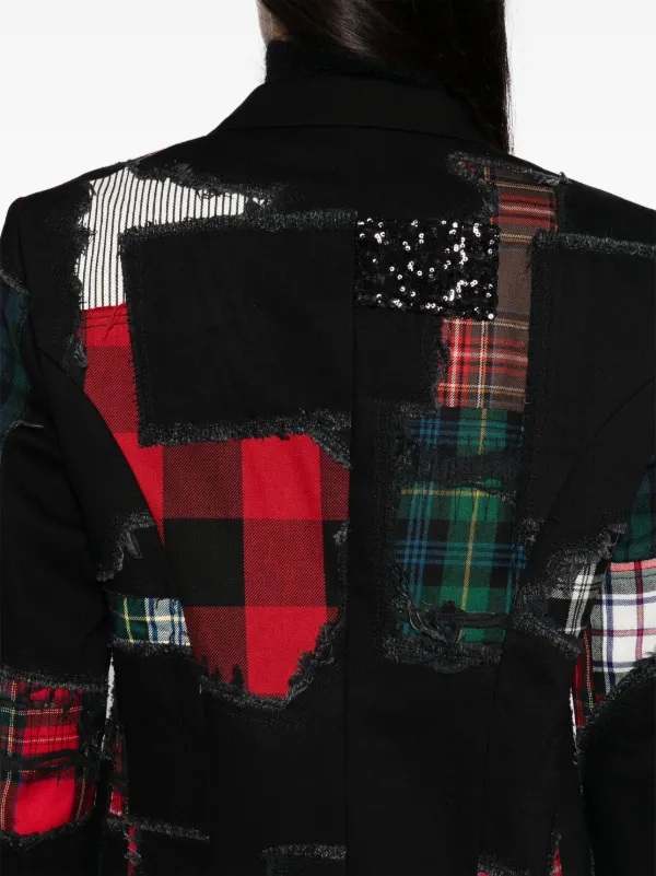 【関税込み】junya watanabe PATCHWORK BLAZER JUNYA WATANABE | DENIM FABRIC PATCHWORK BLAZER