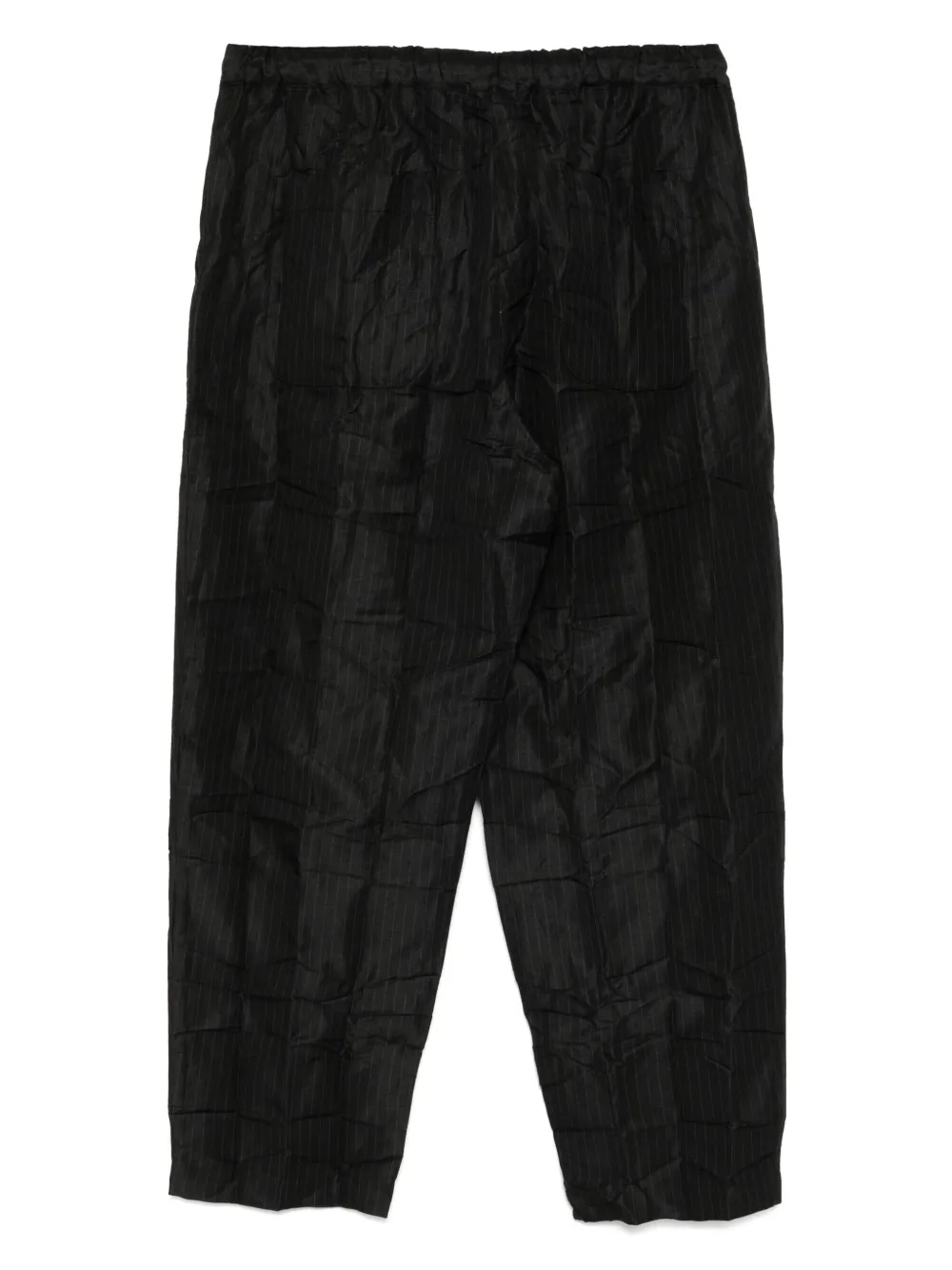 Comme des Garçons Homme Broek met wijde pijpen - Zwart