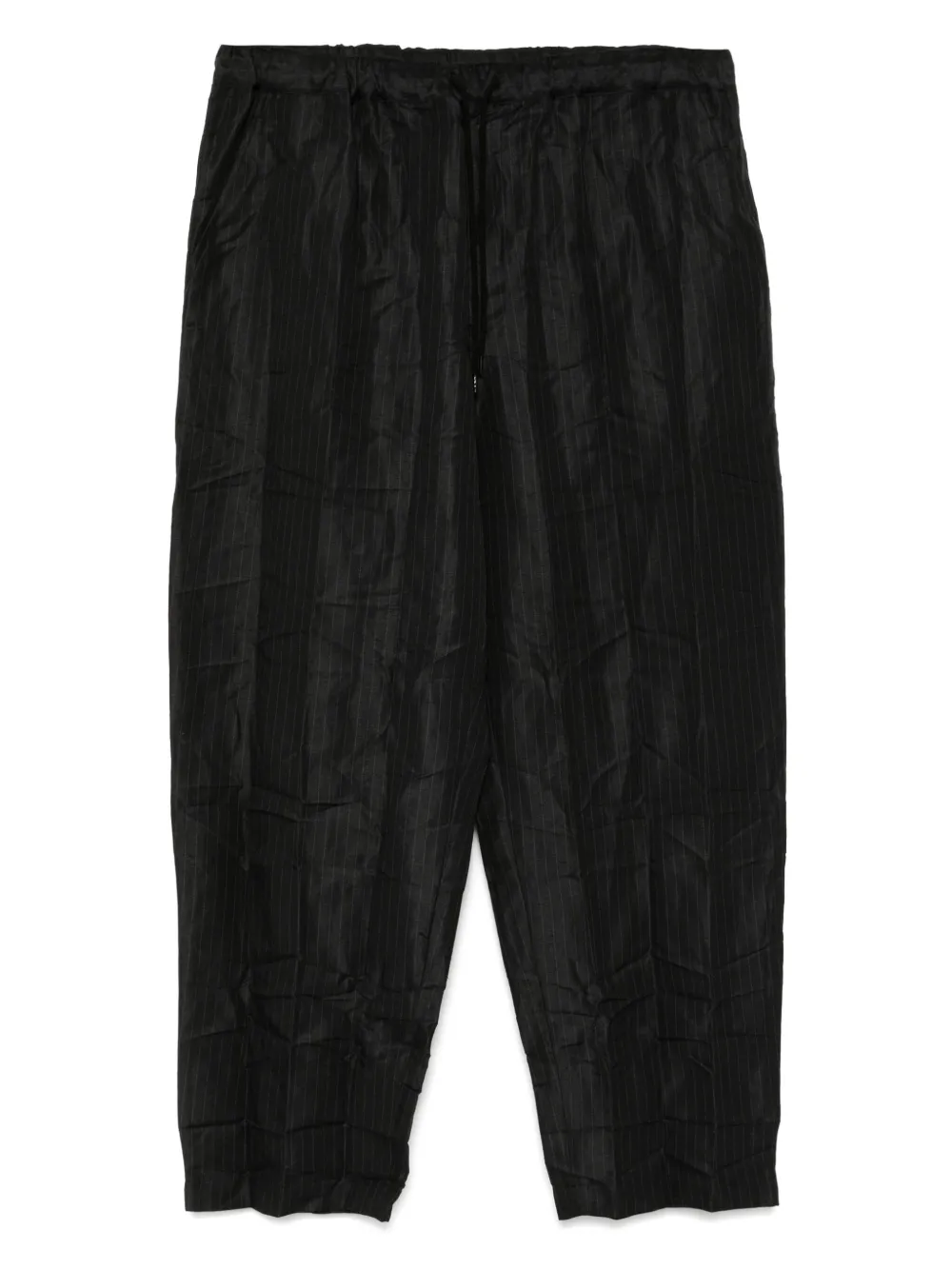 Comme des Garçons Homme Broek met wijde pijpen Zwart