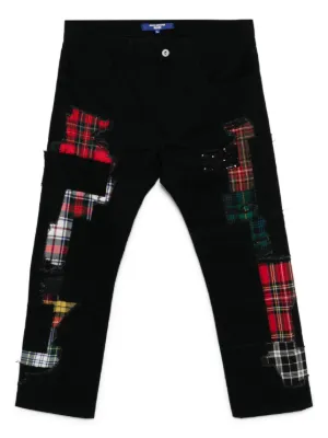 Junya Watanabe MAN パッチワーク ジーンズ | ブルー | FARFETCH JP