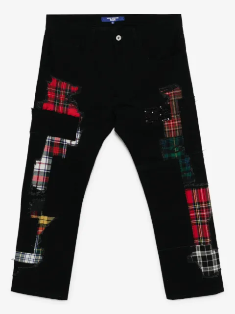 Junya Watanabe MAN jeans con diseño patchwork