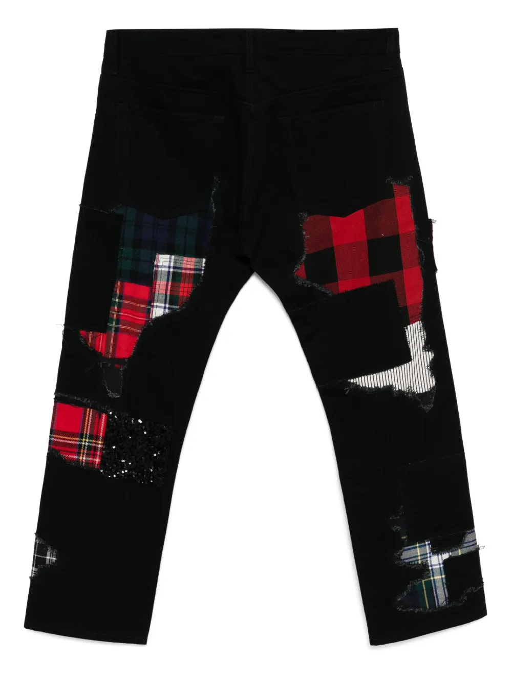 Junya Watanabe MAN Jeans met patchwork - Black x mix