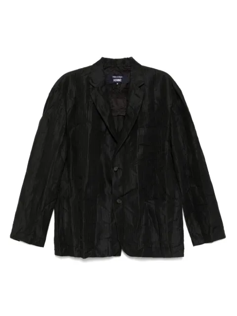Comme des Garçons Homme blazer à simple boutonnage