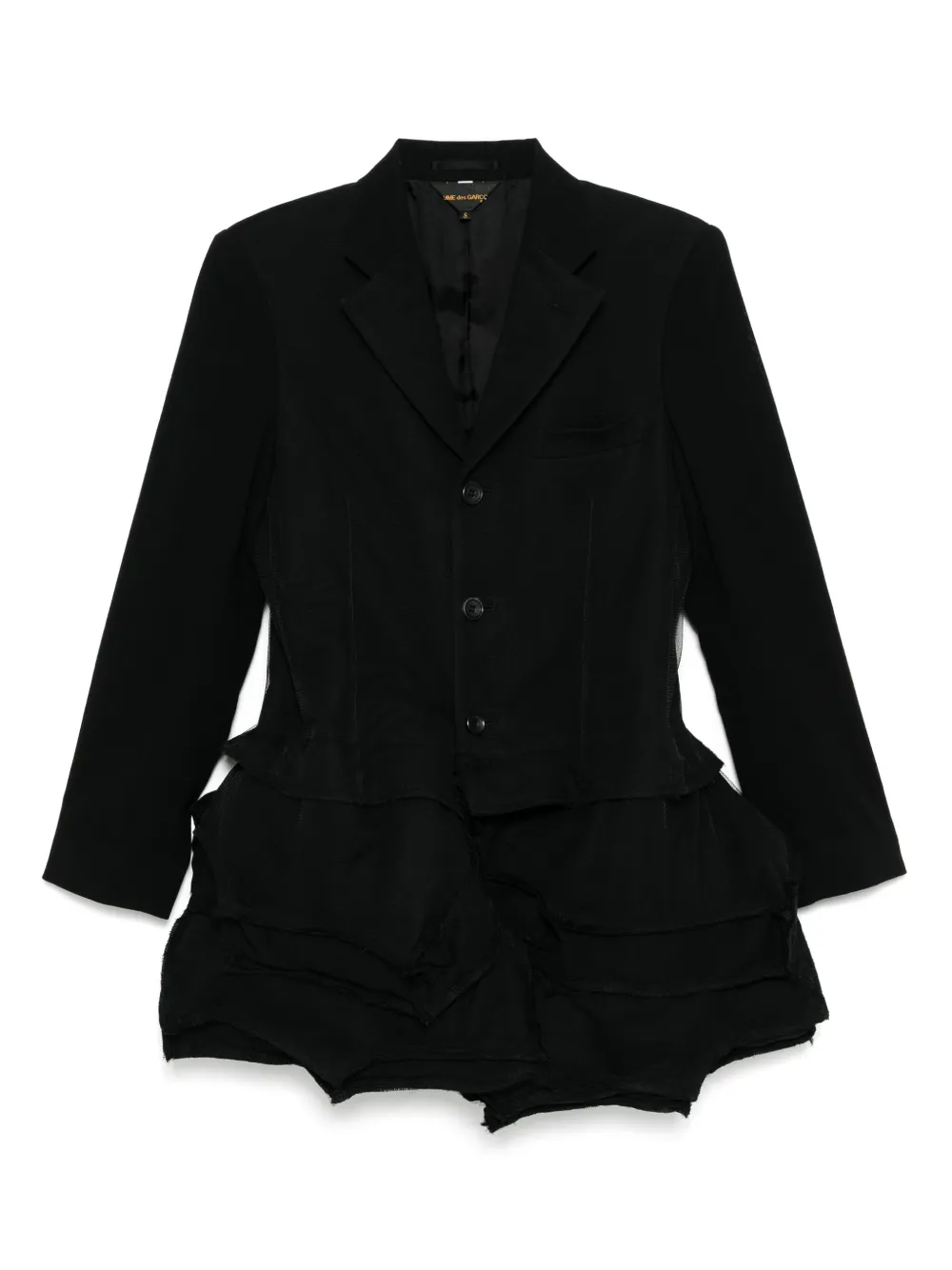 Comme Des Garçons asymmetric hem blazer | Black | Image 1