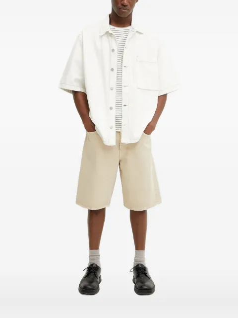 IRO جاكيت قميص بأكمام قصيرة وخياطة متباينة اللون