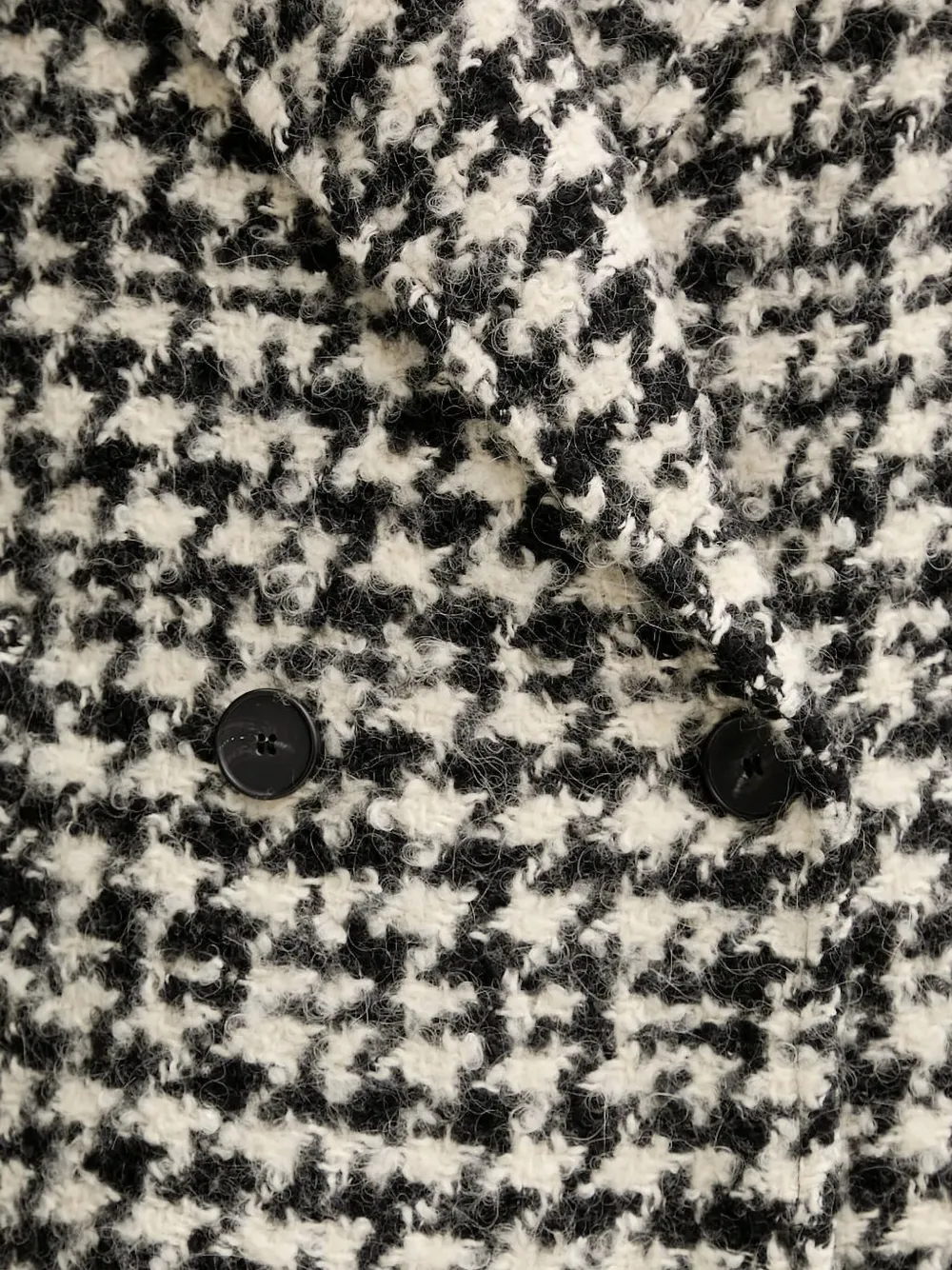 IRO Jas met pied-de-poule print Zwart