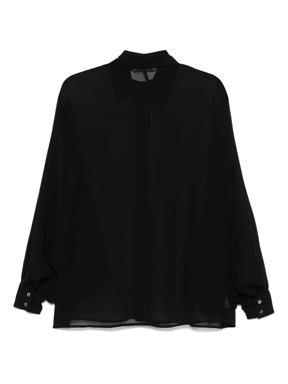 Cenere GB Blouse met lange mouwen - Zwart
