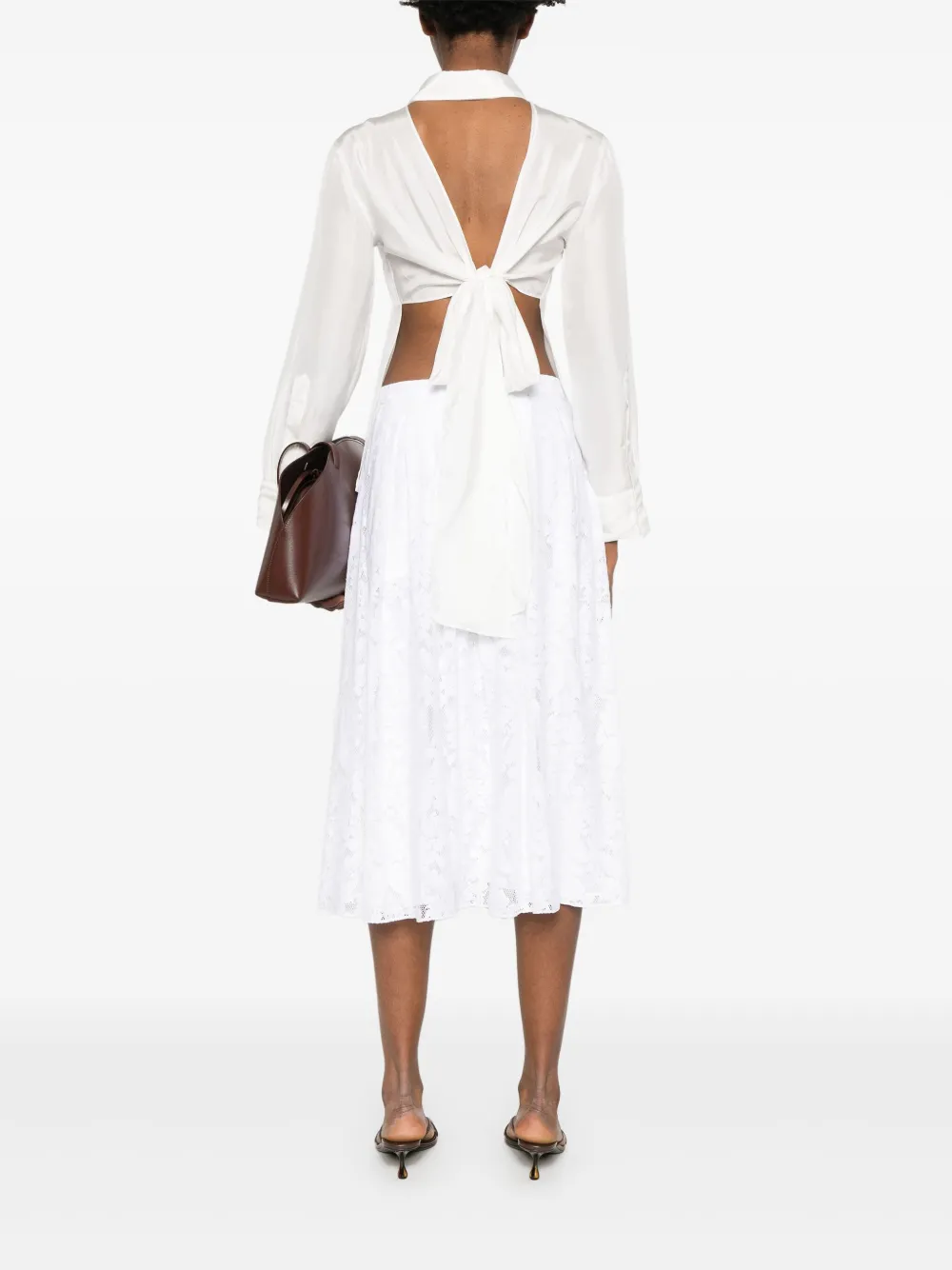 Jucca Zijden blouse - Wit