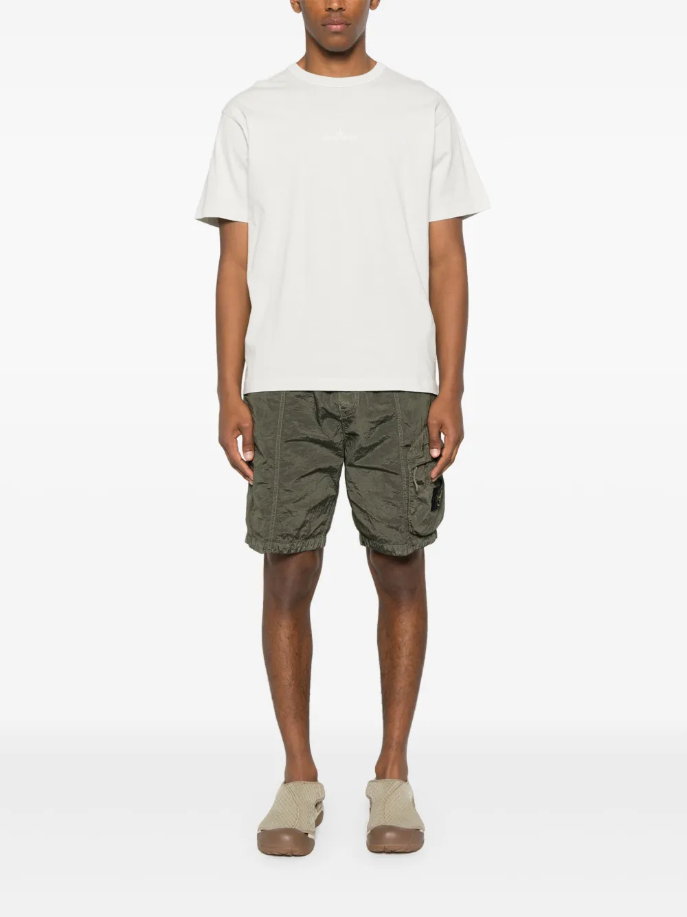 Stone Island cotton T-shirt - Beige