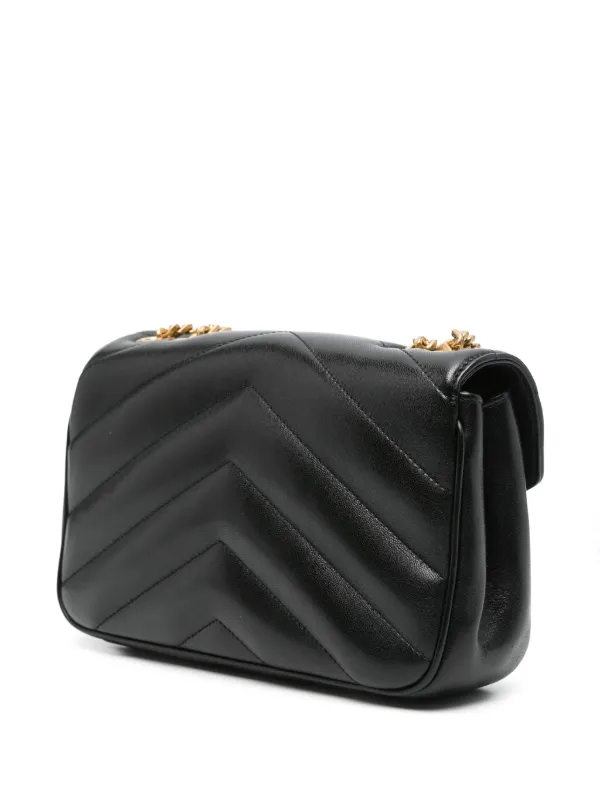 Saint Laurent Small Loulou Shoulder Bag | Black | FARFETCH