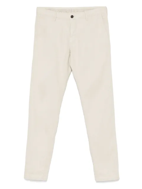 Incotex piqué-weave chino trousers