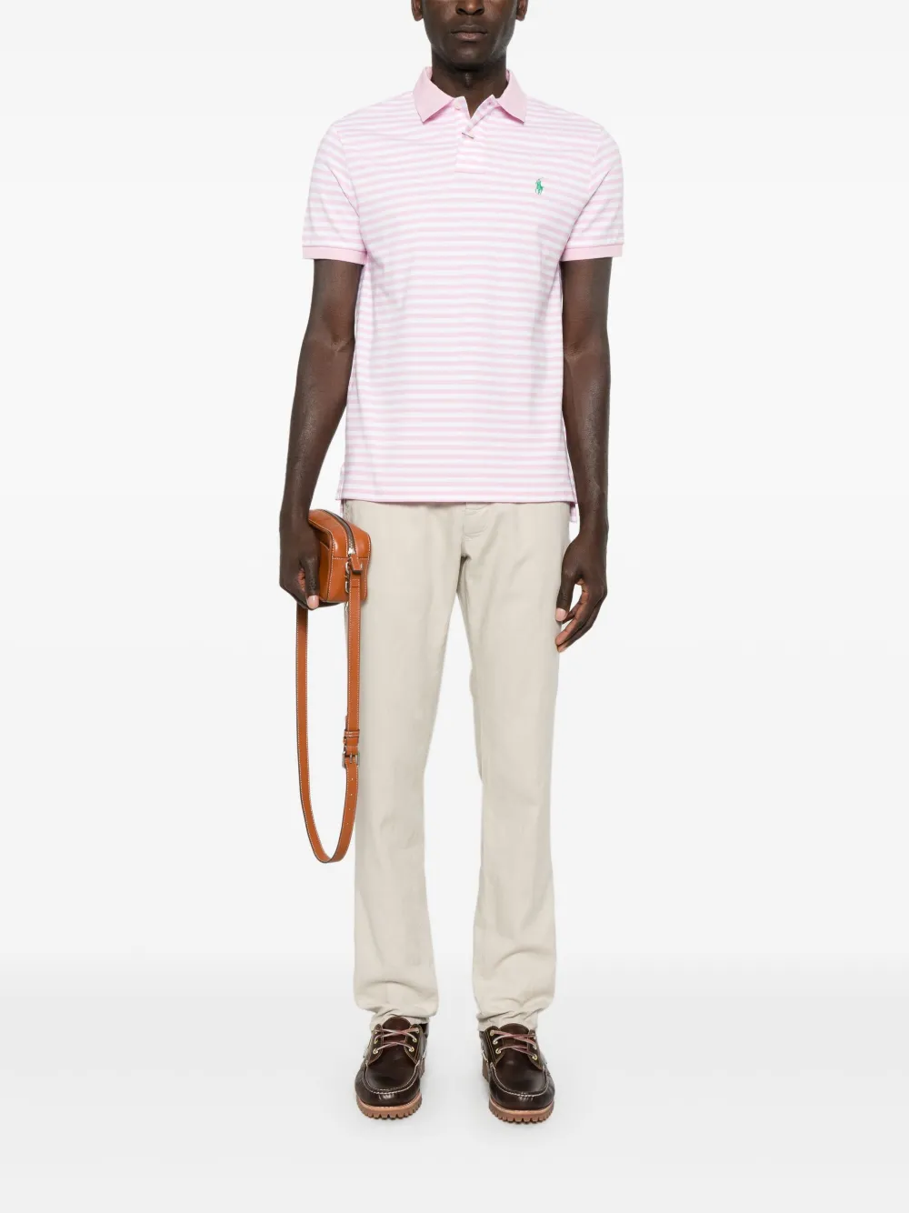 Incotex Piqué geweven chino - Beige