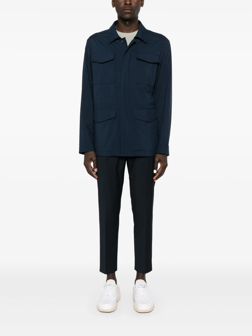 BE ABLE Riccardo trousers - Blauw