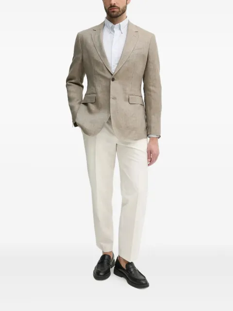 Hackett linen two-button blazer