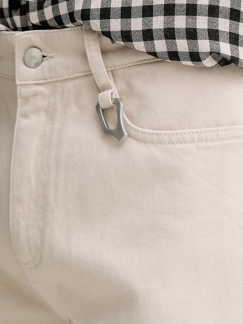 Heliot Emil Beige Loam Denim Jeans In Neutral