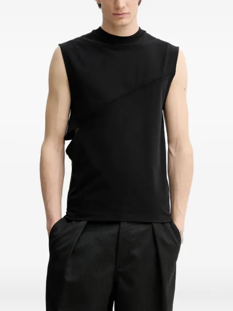 HELIOT EMIL cut-out seam detail vest