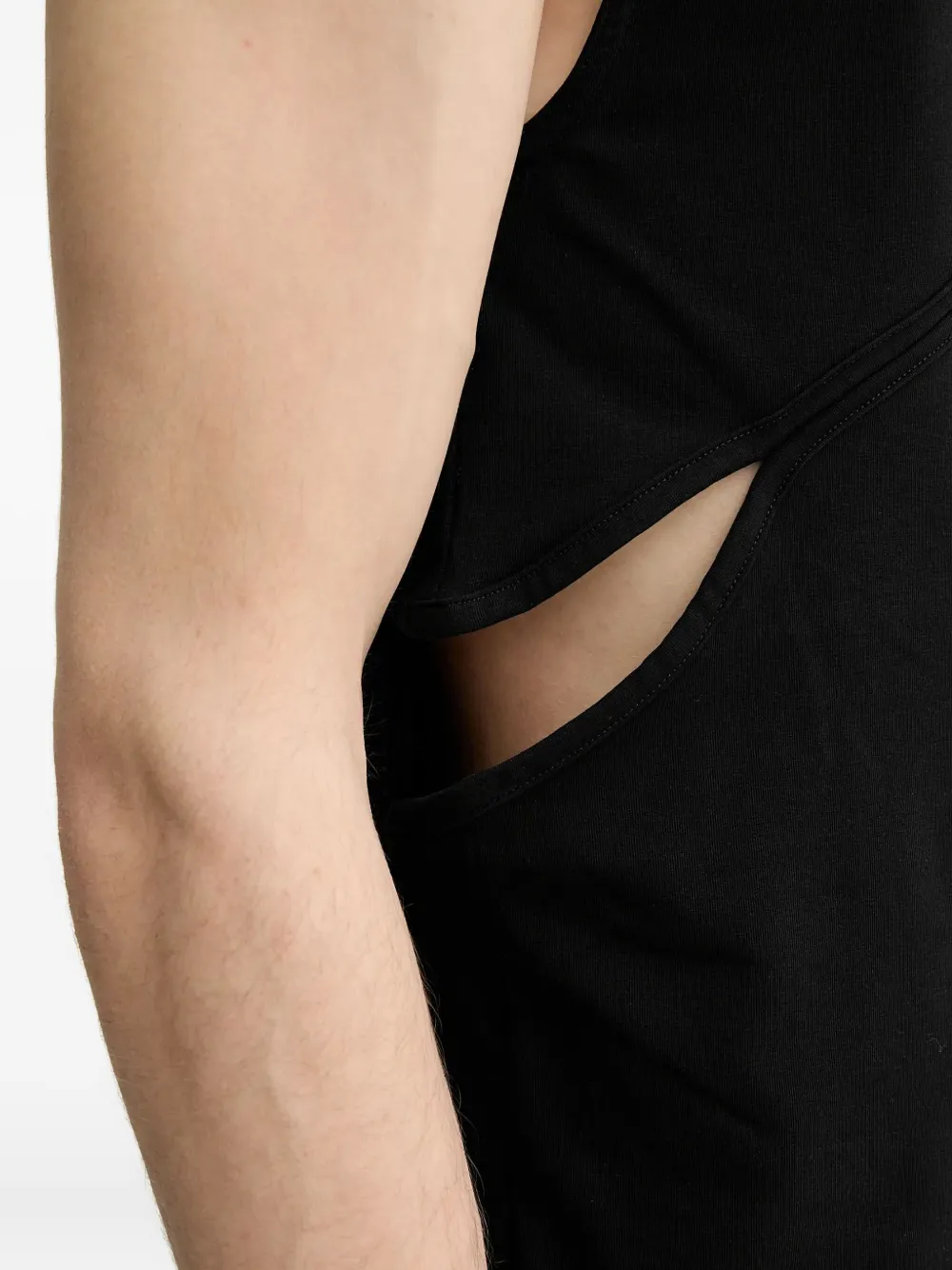 Heliot Emil Cut-out Seam Detail Vest In Black