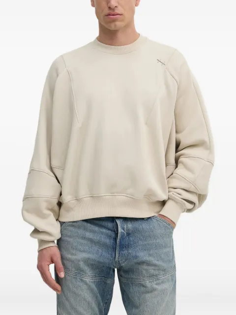 HELIOT EMIL panelled crew-neck sweatshirt