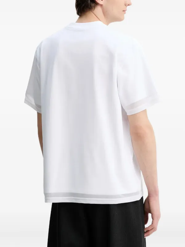 HELIOT EMIL Marl グラフィック Tシャツ | ホワイト | FARFETCH JP