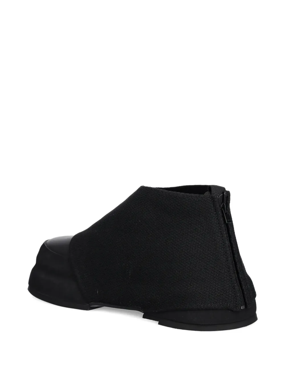 HELIOT EMIL zip-detail knitted boots Black