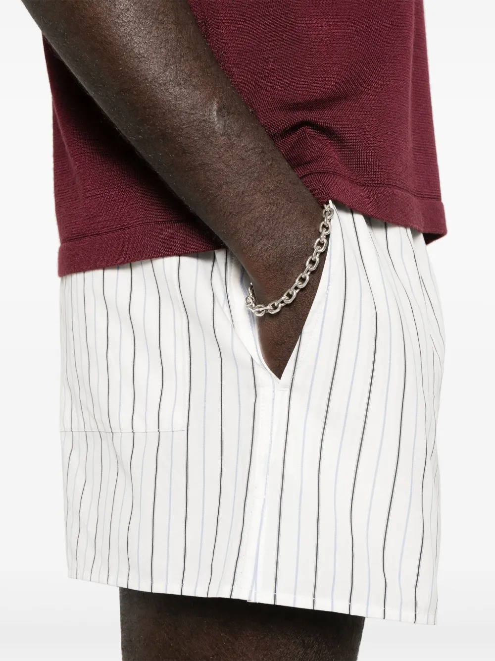 Shop Ami Alexandre Mattiussi Cotton Shorts
