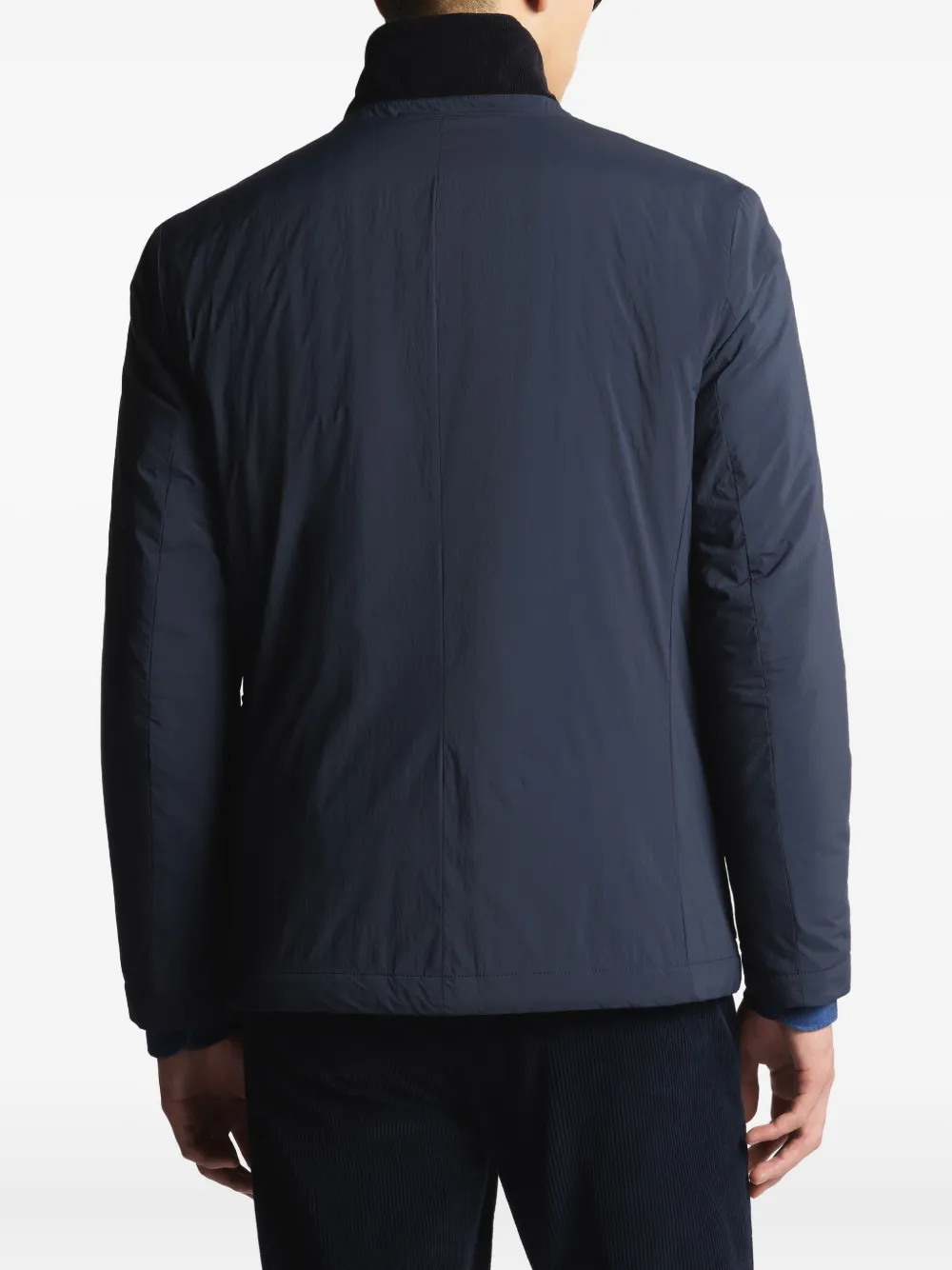 Fay Button-up jack Blauw