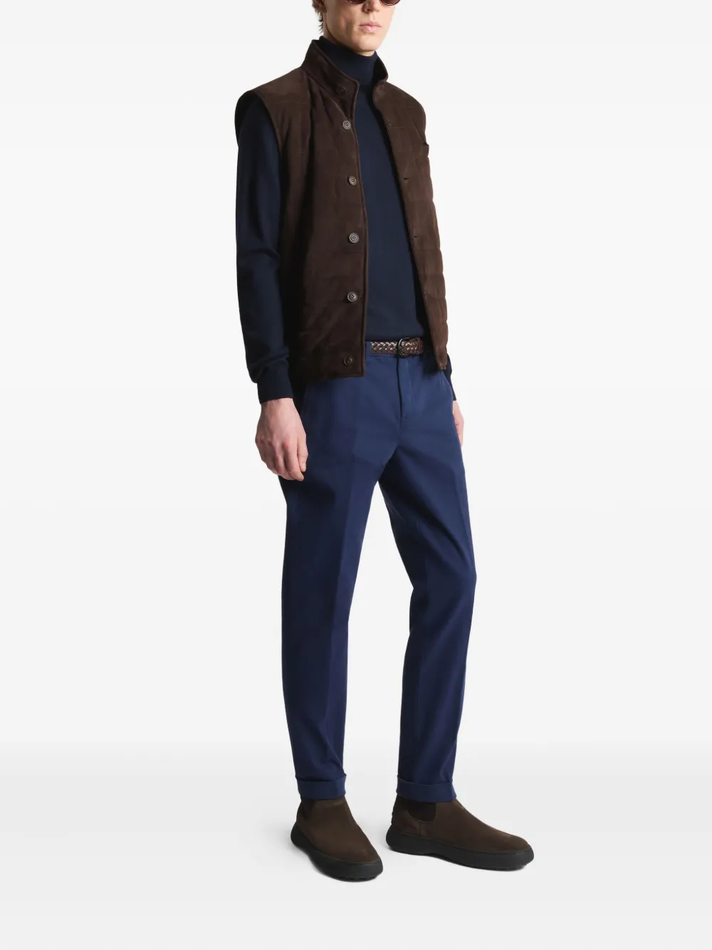 Fay Slim-fit pantalon - Blauw