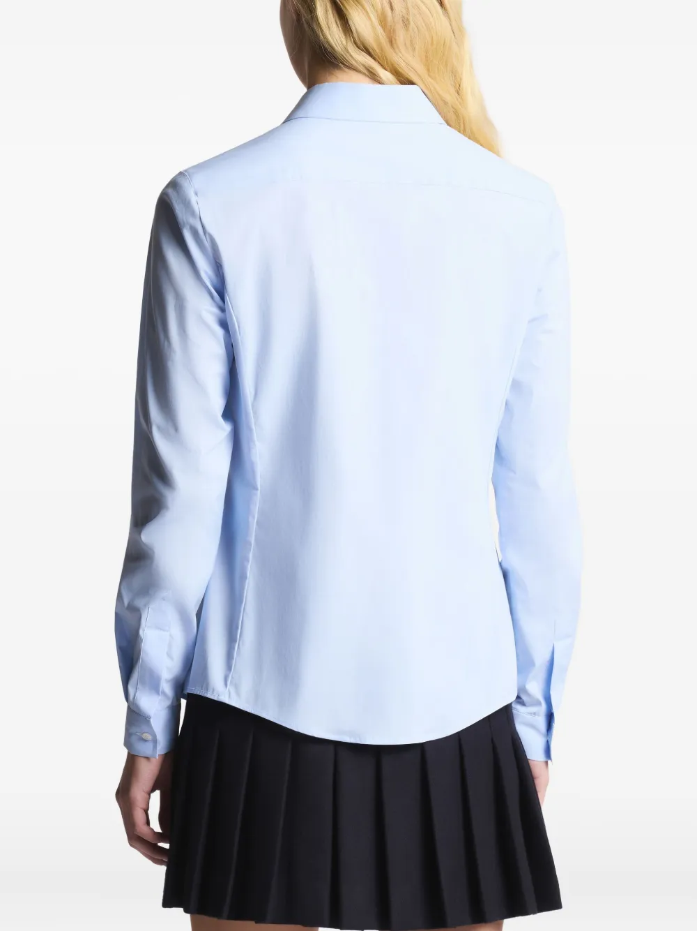 Fay Button-up getailleerde blouse Blauw