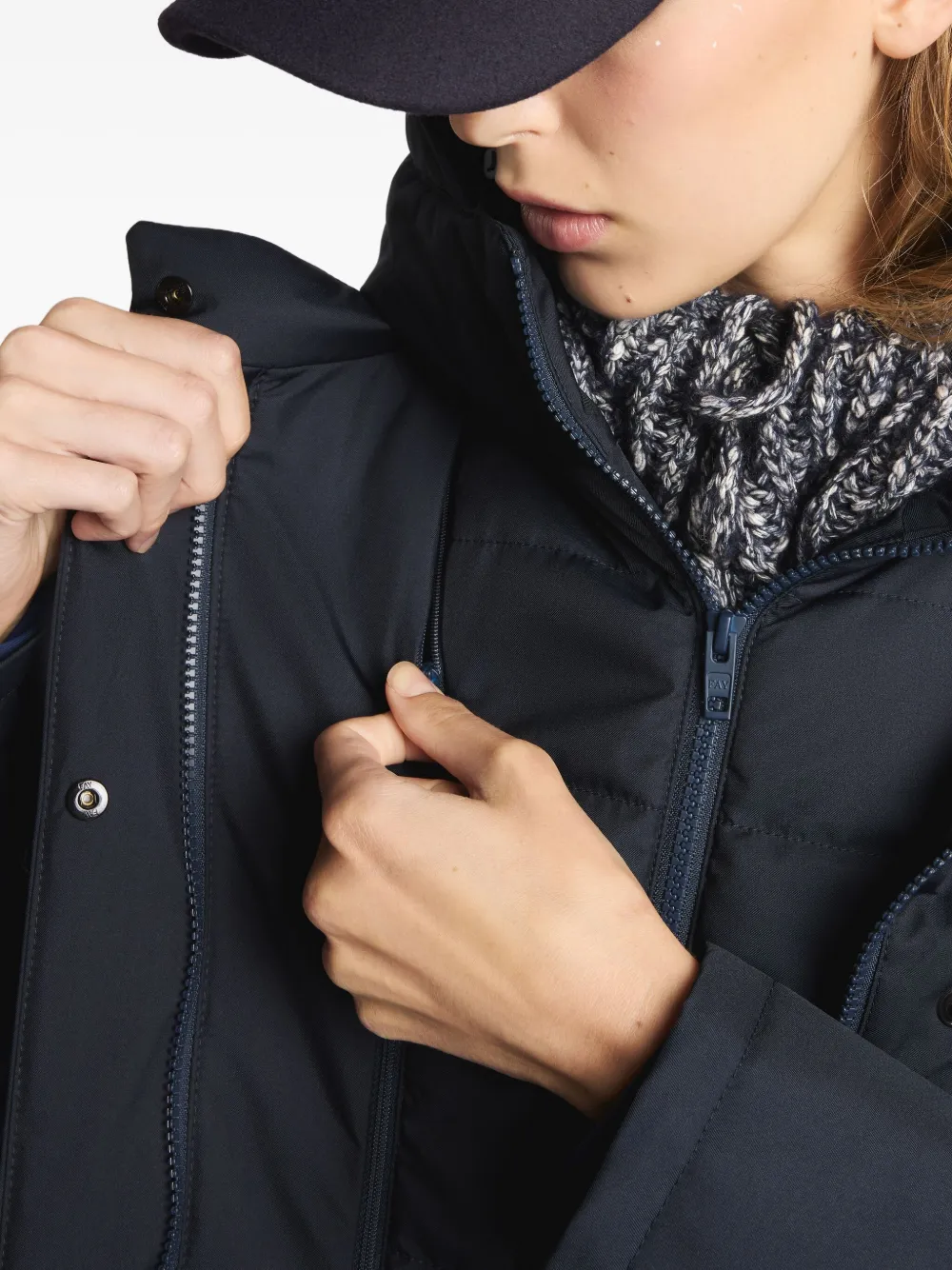Fay Parka met capuchon Blauw