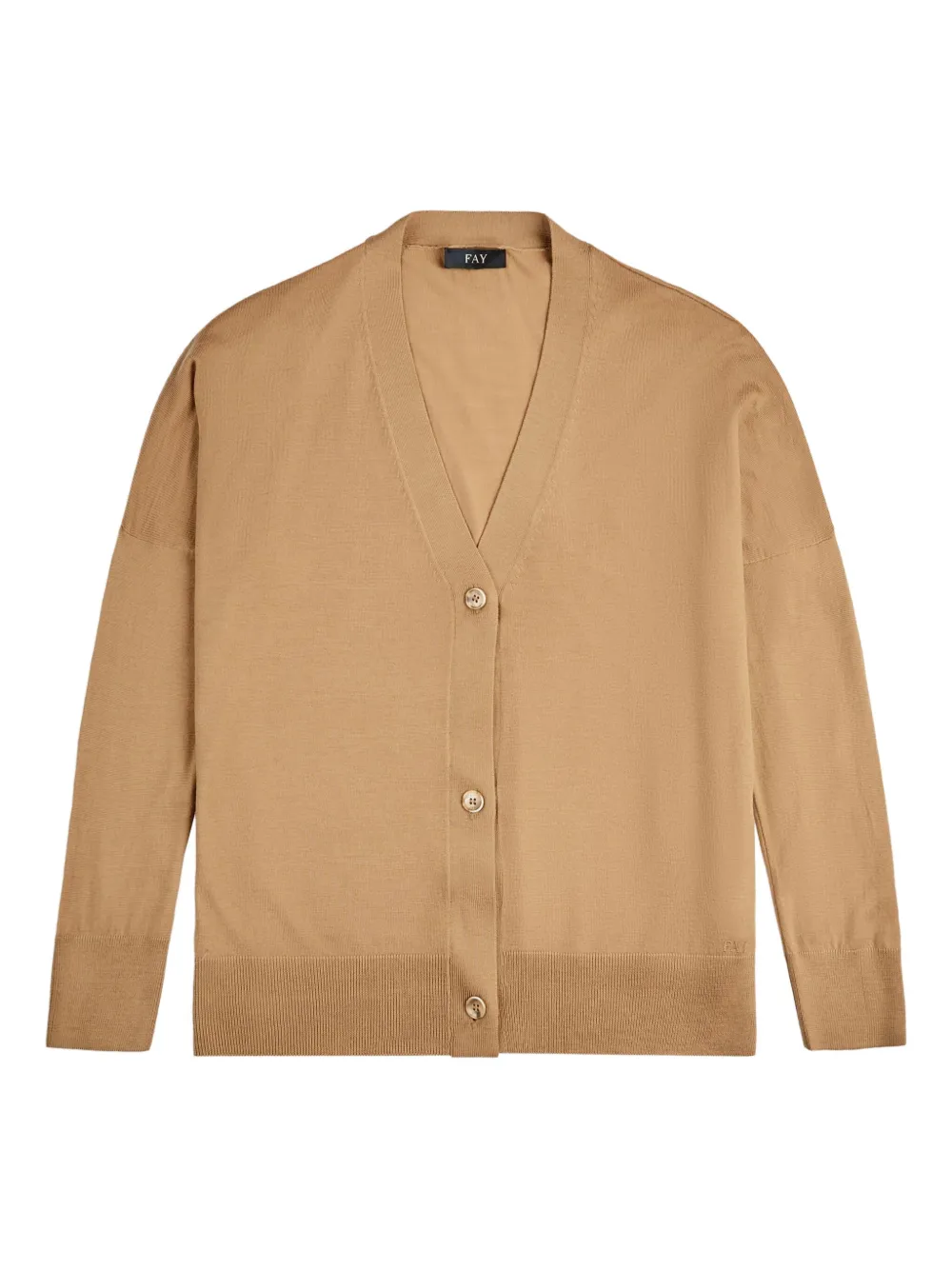 Fay Cardigan mit Knöpfen - Nude