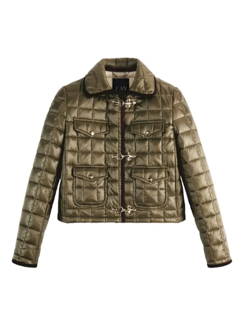 Fay Gesteppte Cropped-Jacke