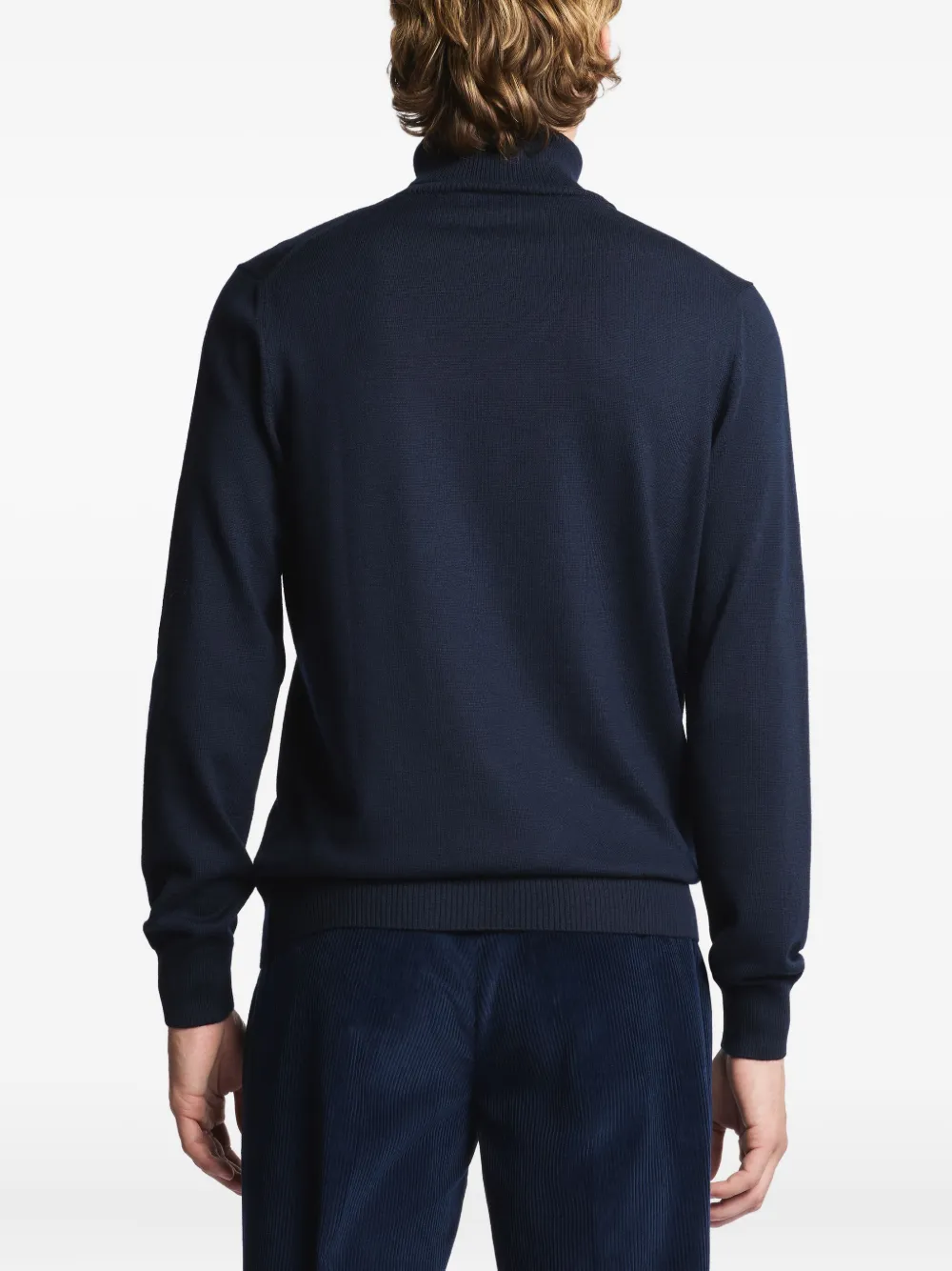 Fay Trui van scheerwol Blauw