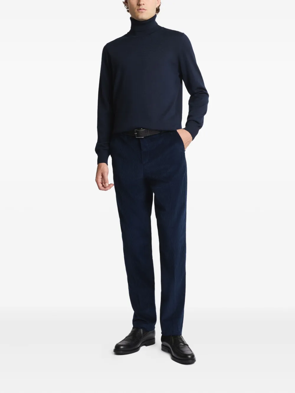 Fay Trui van scheerwol Blauw