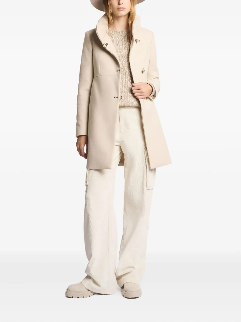 Fay Romantic coat Wit
