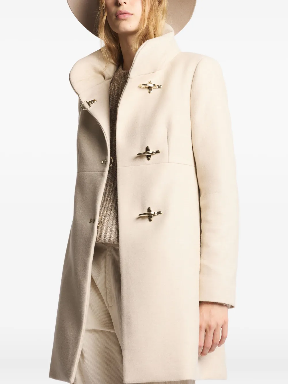 Fay Romantic coat Wit