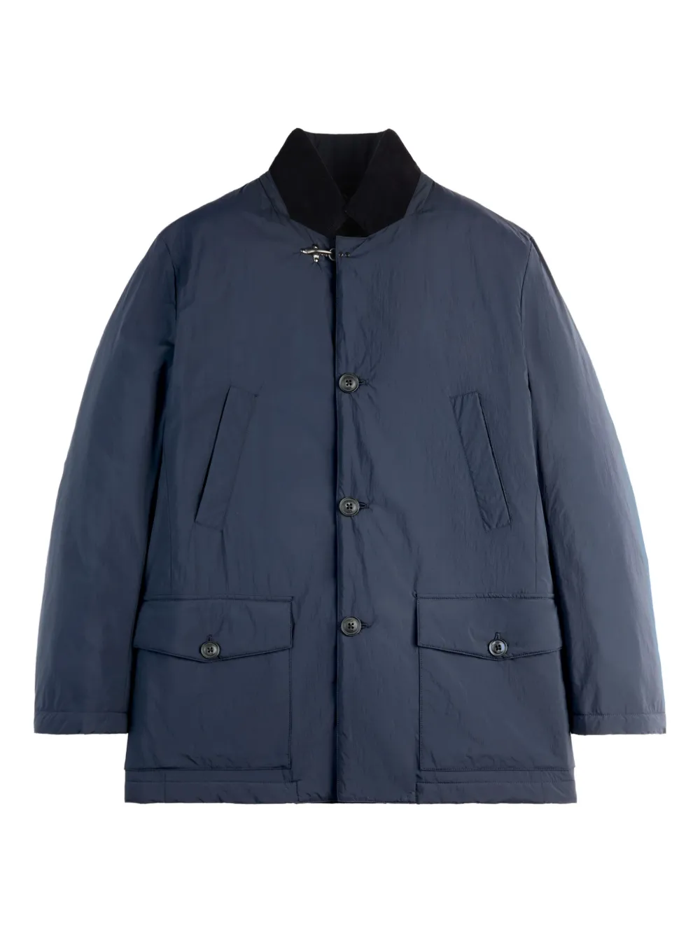 Fay Marineblauw jack met knopen