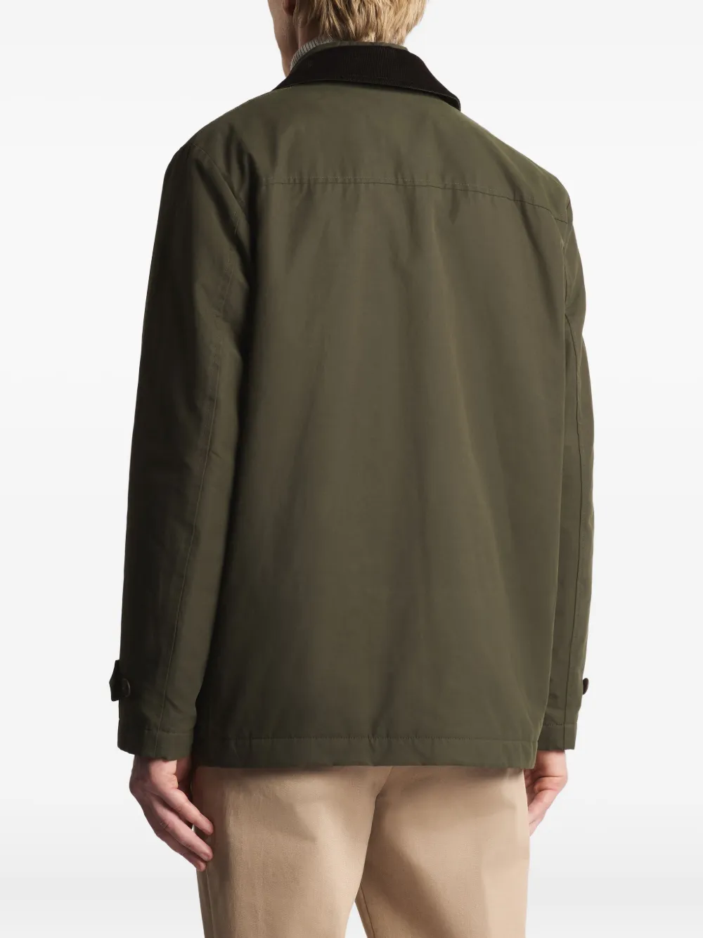 Fay Cargo jack met kraag Groen