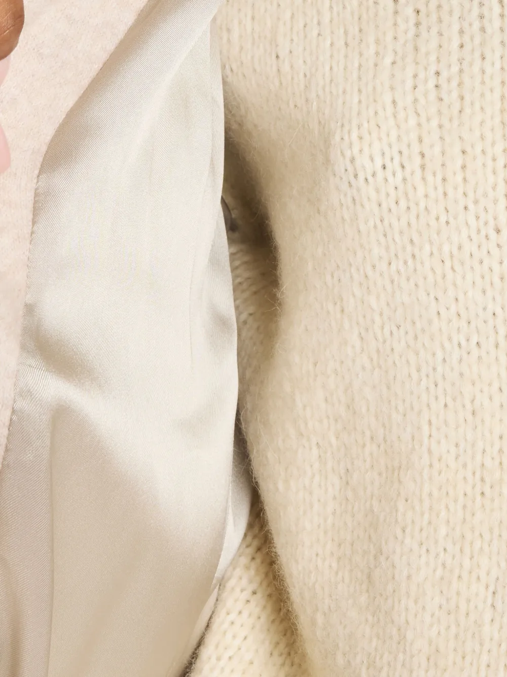 Fay Gewatteerd jack met capuchon Beige