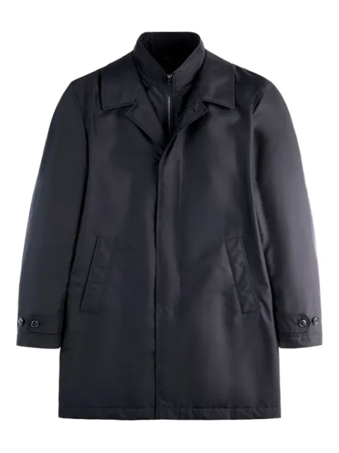 Fay collared zip-up coat