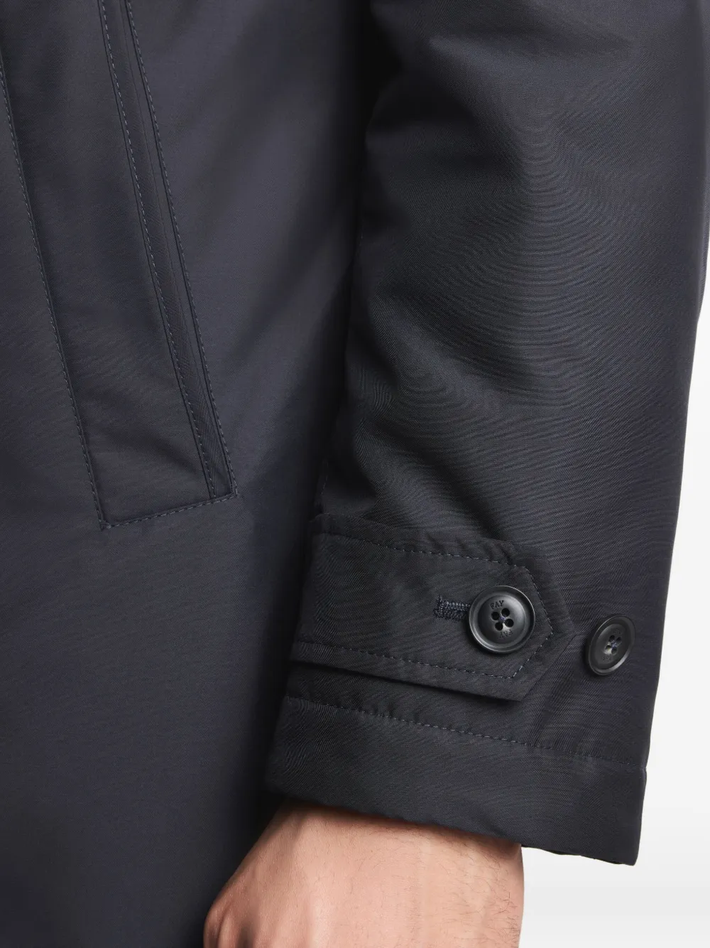 Collared Zip-Up Coat