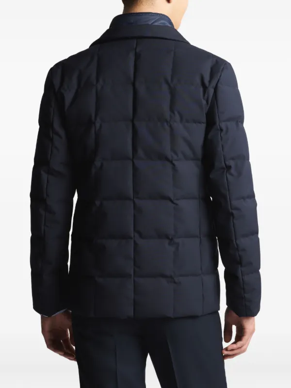 Fay Padded button-up Jacket | Blue | FARFETCH RO