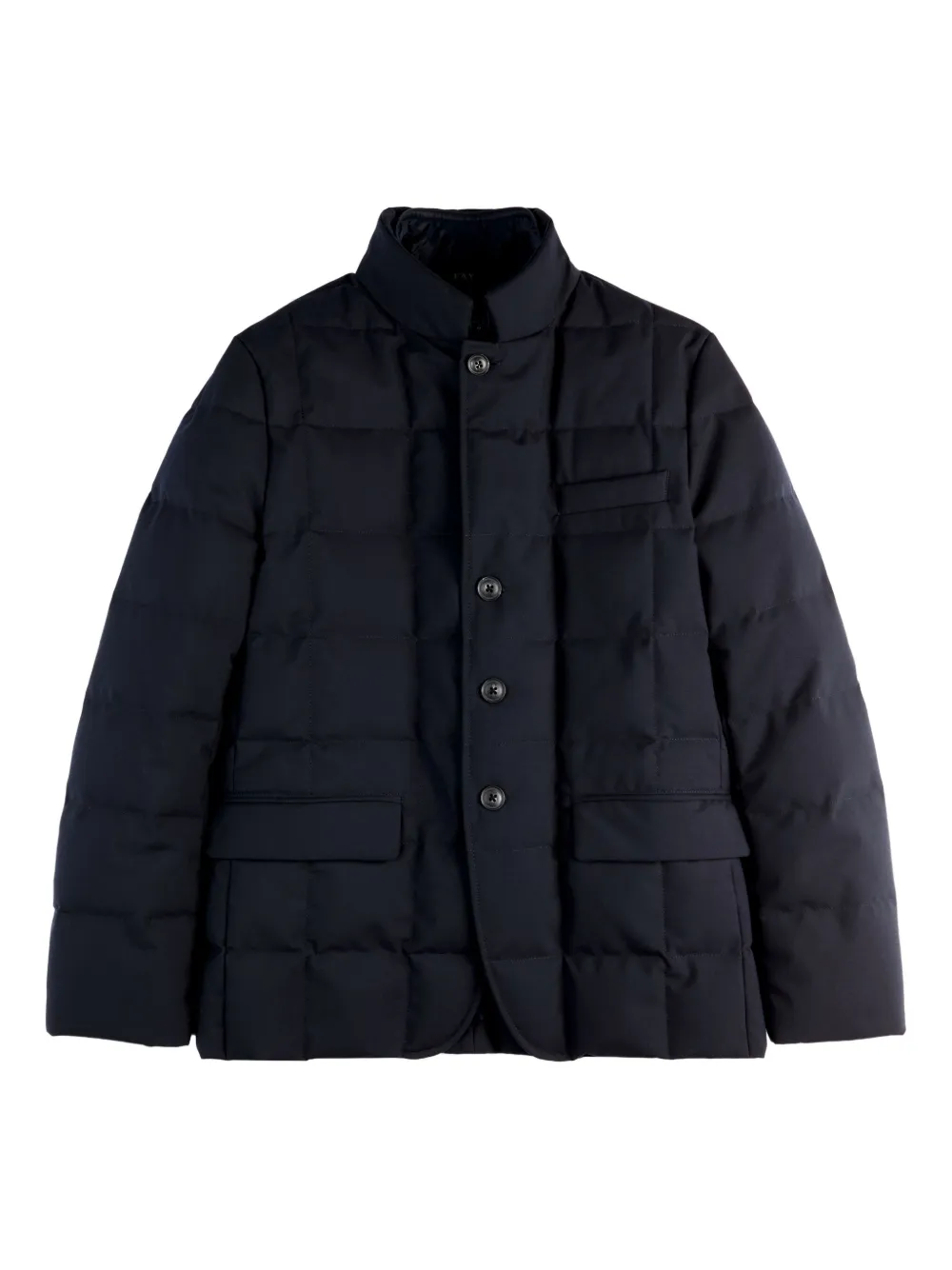 Fay padded button-up jacket | Blue | Image 1