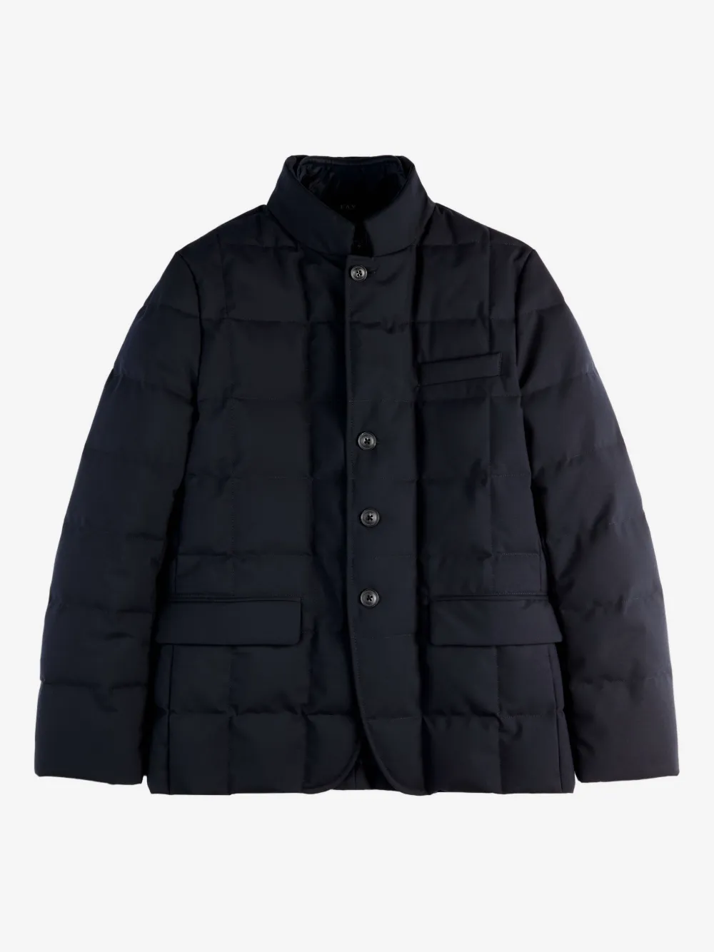 Fay padded button-up jacket | Blue | Image 1
