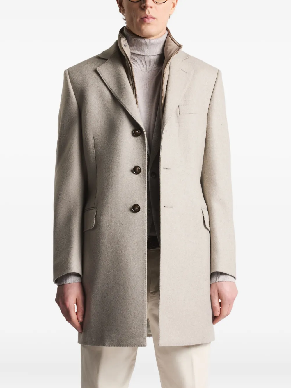 Fay Jas met dubbele rij knopen Beige