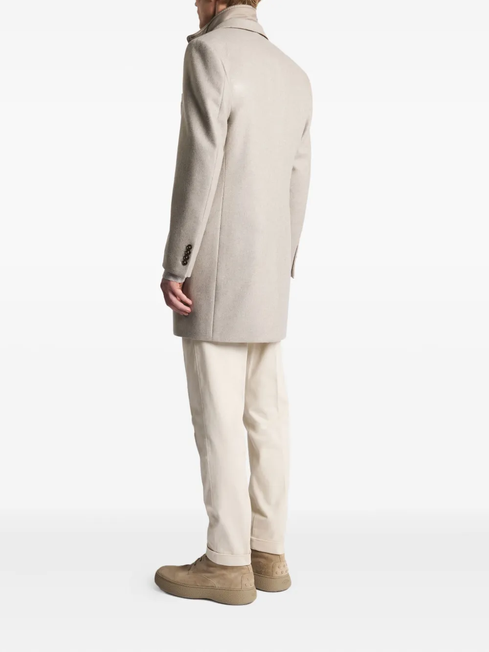 Fay Jas met dubbele rij knopen Beige