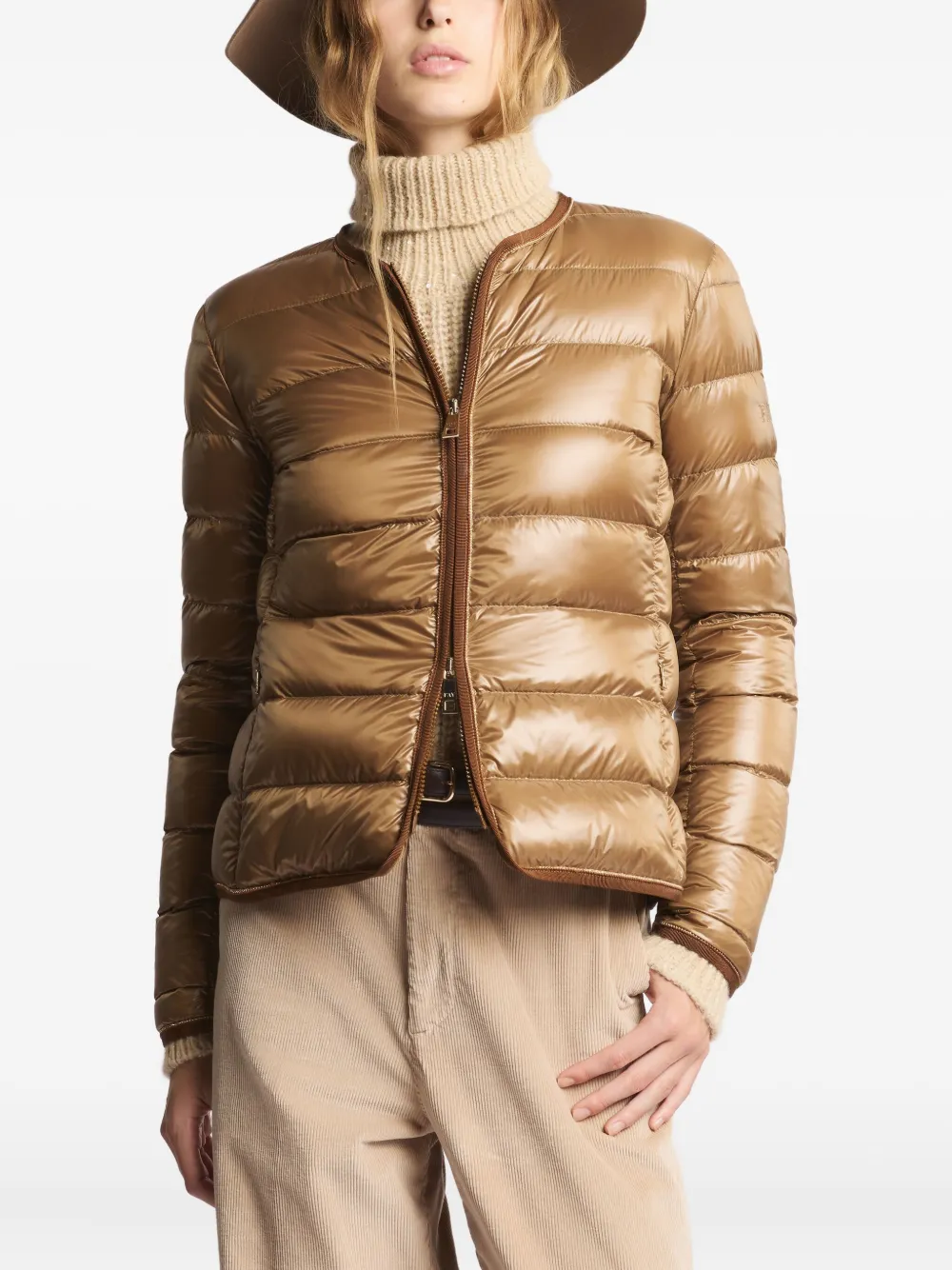 Fay quilted jacket Bruin