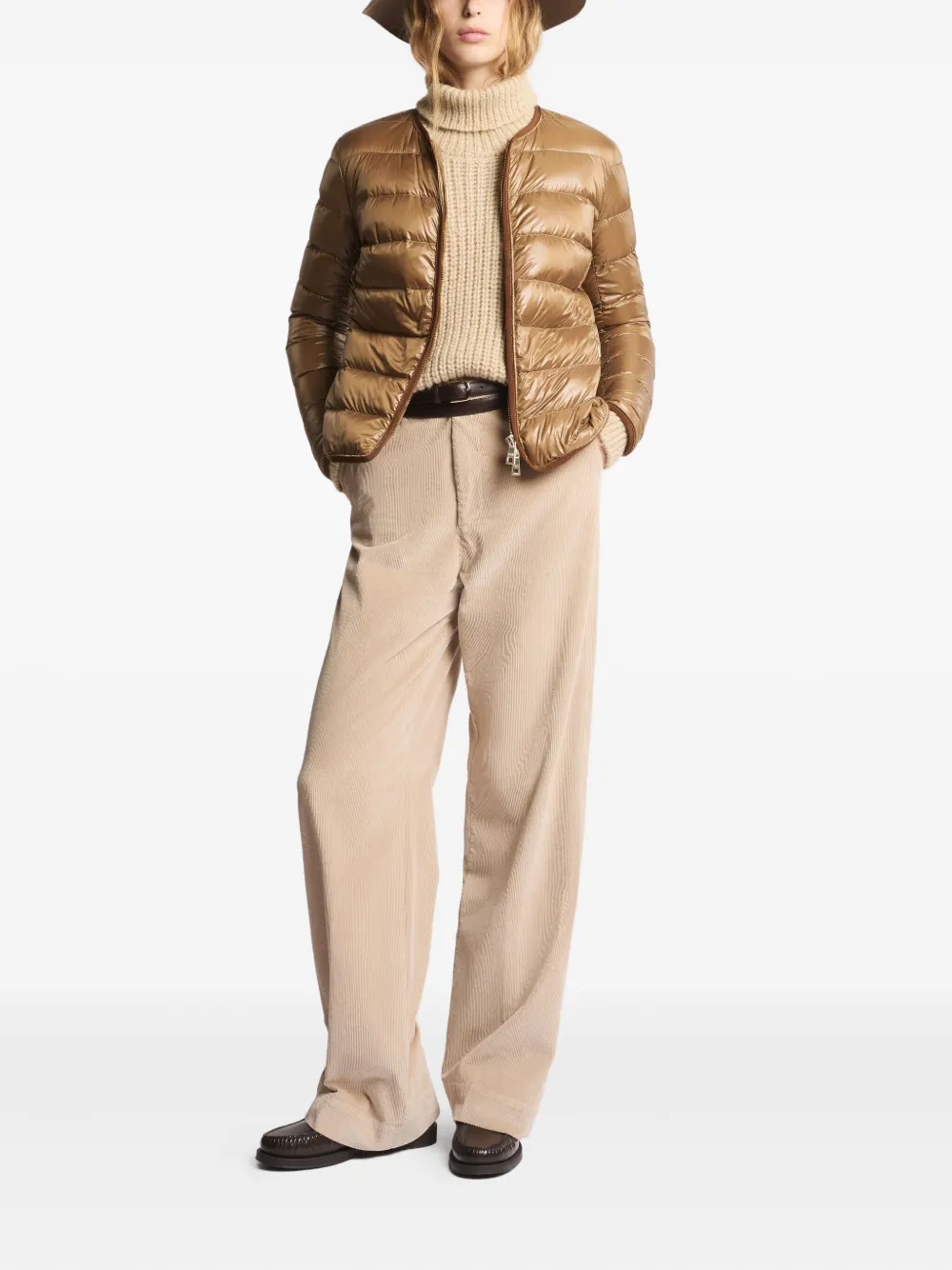 Fay quilted jacket Bruin